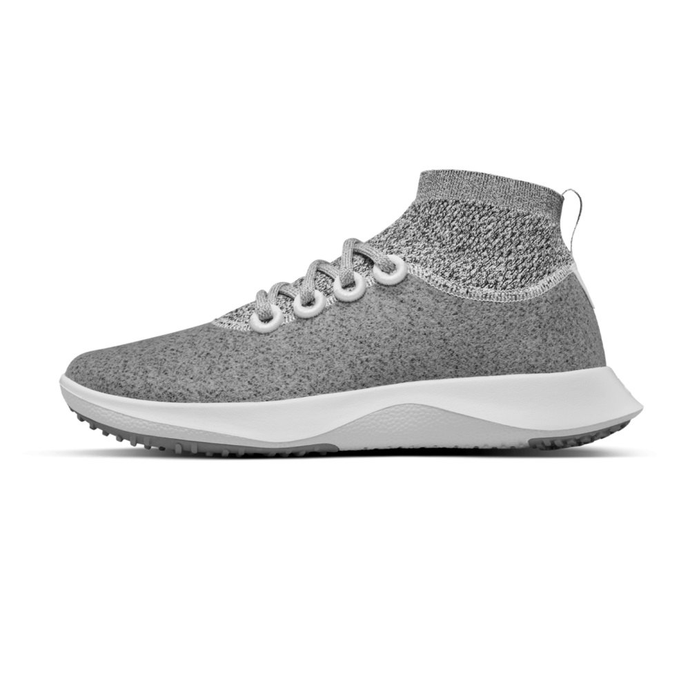 Allbirds Men\'s Running Shoes Grey - Wool Dasher Mizzles Mid - 84316CGPD